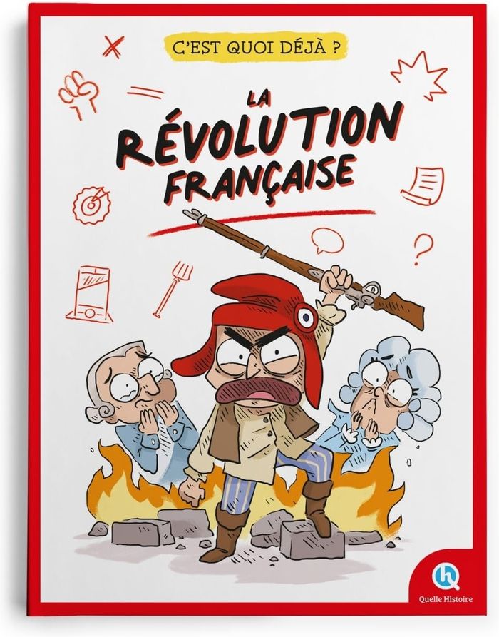 Couverture du livre « La Révolution française » de Françoise Ancey, librairie Les Contes Infusés à Corte