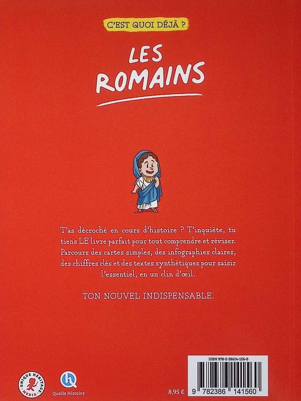Quatrième de couverture de « Les Romains »