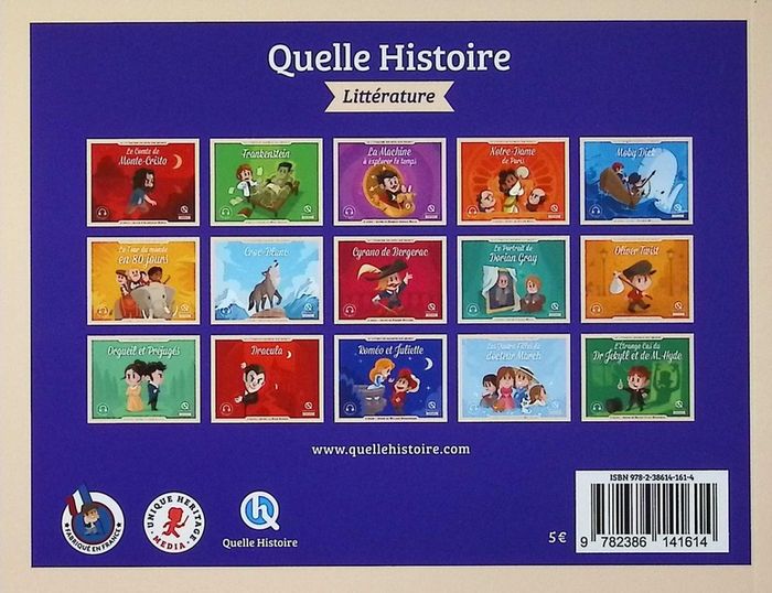 Quatrième de couverture de « Voyage au centre de la Terre »