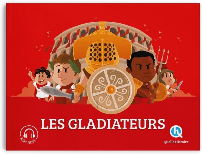 Couverture du livre « Les gladiateurs » de Clémentine V. Baron, librairie Les Contes Infusés à Corte