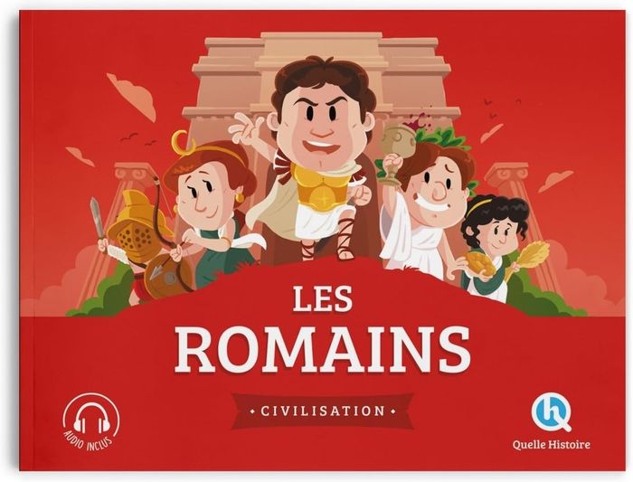 Couverture du livre « Les Romains » de Patricia Crété, librairie Les Contes Infusés à Corte