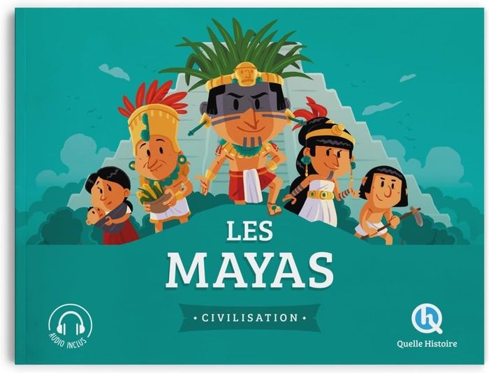 Couverture du livre « Les Mayas » de Marine Breuil-Salles, librairie Les Contes Infusés à Corte