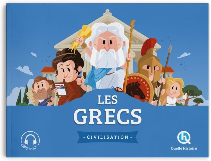 Couverture du livre « Les Grecs » de Nicolas Ferreira, librairie Les Contes Infusés à Corte