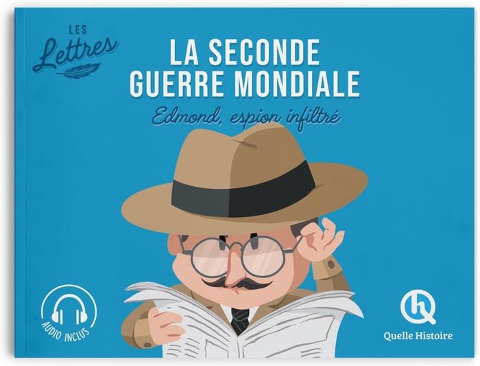Couverture du livre « La Seconde guerre mondiale : Edmond, espion infiltré » de Camille Salomon, librairie Les Contes Infusés à Corte