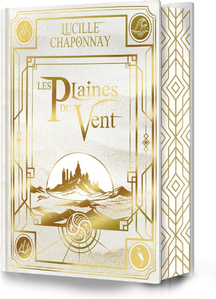 Couverture du livre « Les plaines du vent » de Lucille Chaponnay, librairie Les Contes Infusés à Corte