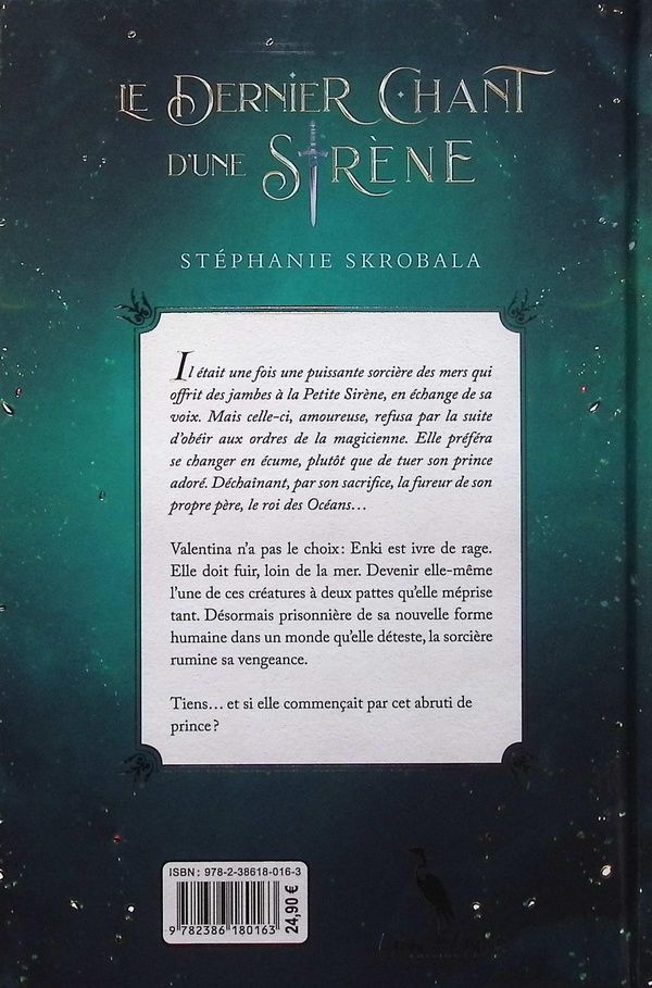 Quatrième de couverture de « Le dernier chant d'une sirène »