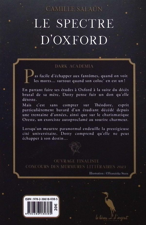 Quatrième de couverture de « LE SPECTRE D'OXFORD »