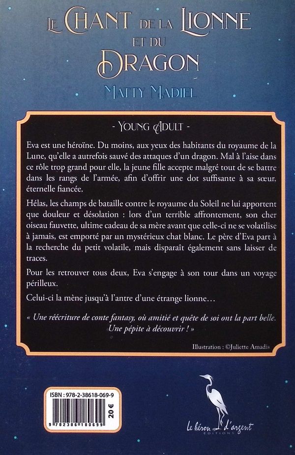 Quatrième de couverture de « Le chant de la lionne et du dragon »
