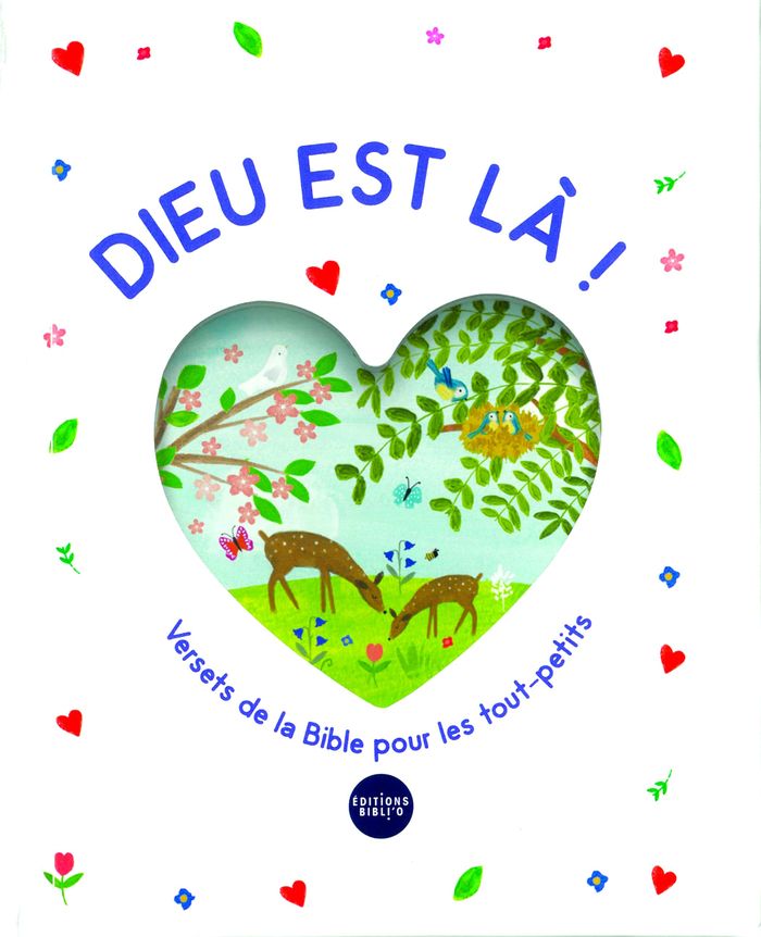 Couverture du livre « Dieu est là ! : versets de la Bible pour les tout-petits » de Bethan James, librairie Les Contes Infusés à Corte