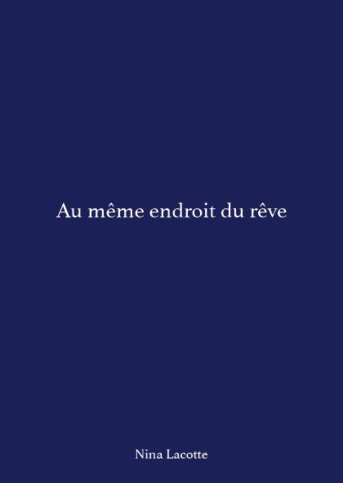 Couverture du livre « AU MEME ENDROIT DU REVE », librairie Les Contes Infusés à Corte