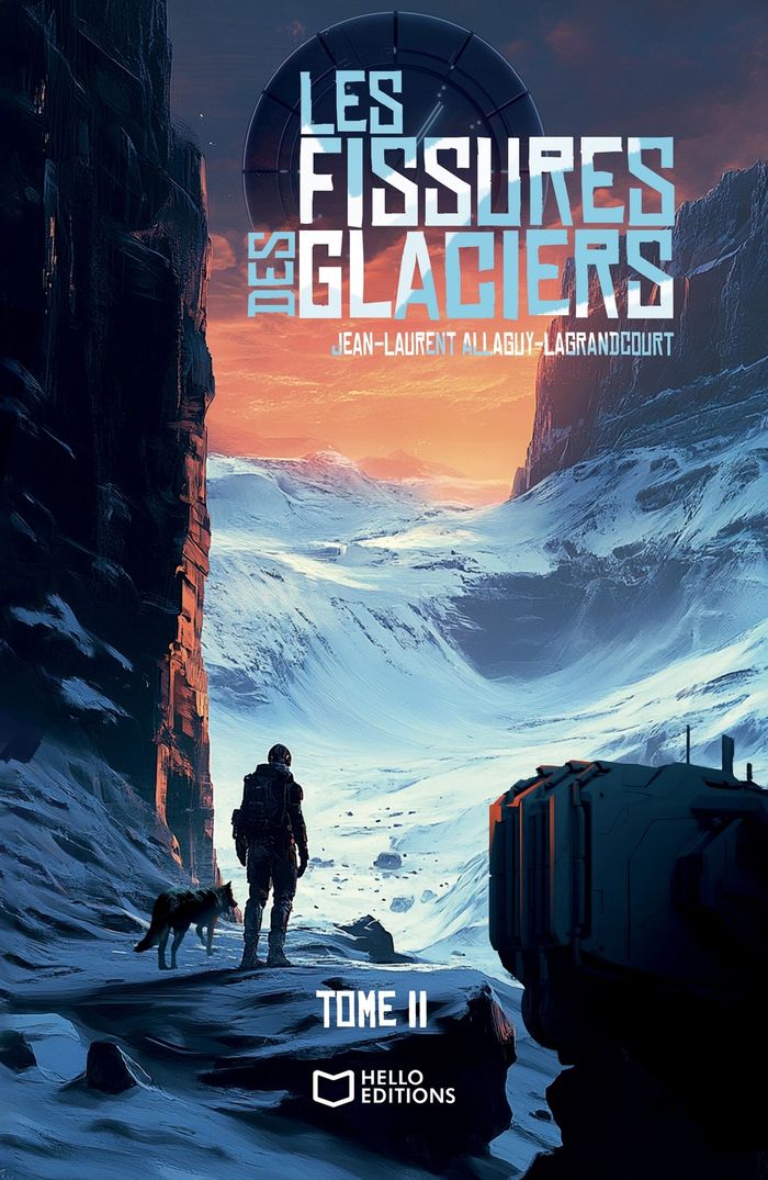 Couverture du livre « Les fissures des glaciers » de Jean-Laurent Allaguy-Lagrandcourt, librairie Les Contes Infusés à Corte
