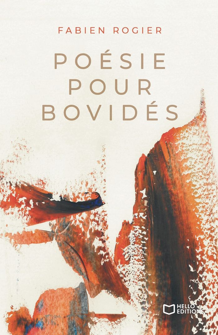 Couverture du livre « POESIE POUR BOVIDES » de Fabien Rogier, librairie Les Contes Infusés à Corte