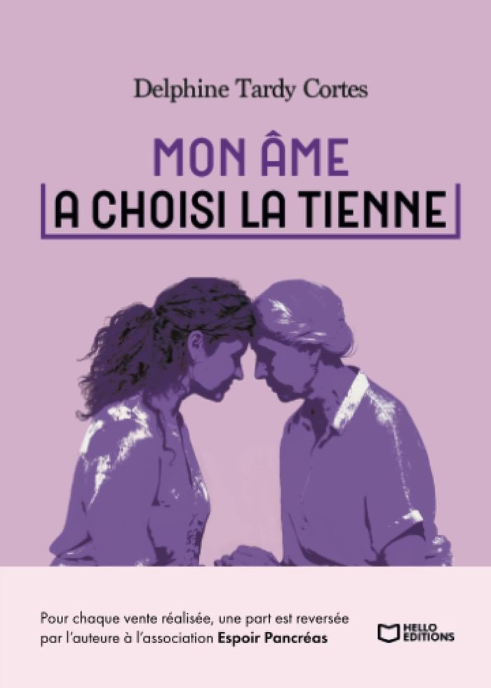Couverture du livre « Mon âme a choisi la tienne » de Delphine Tardy Cortes, librairie Les Contes Infusés à Corte