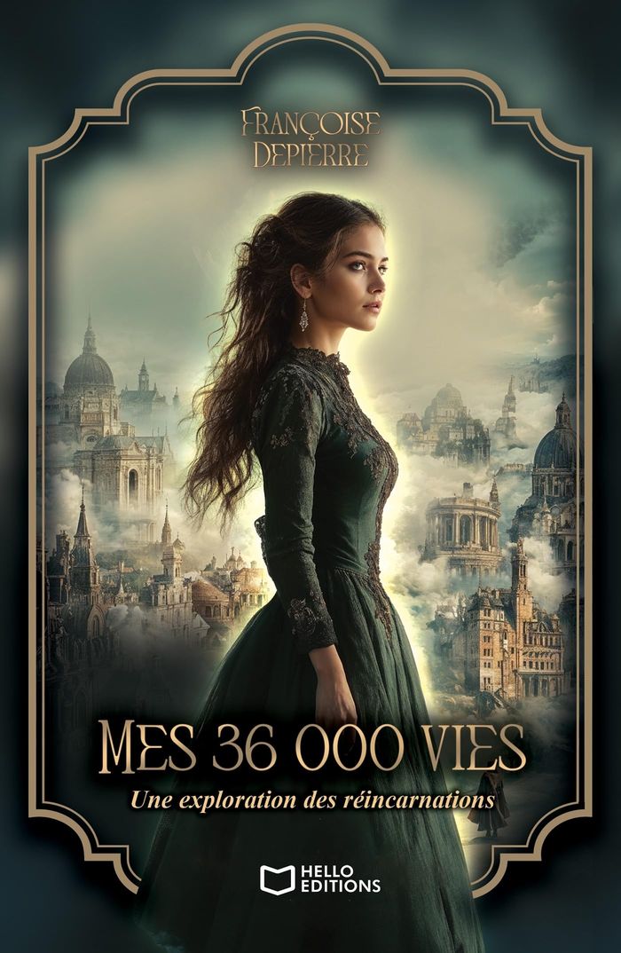 Couverture du livre « Mes 36 000 vies : une exploration des réincarnations » de Françoise Depierre, librairie Les Contes Infusés à Corte