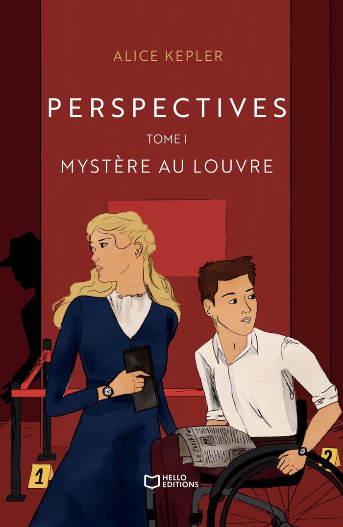 Couverture du livre « Mystère au Louvre » de Alice Kepler, librairie Les Contes Infusés à Corte