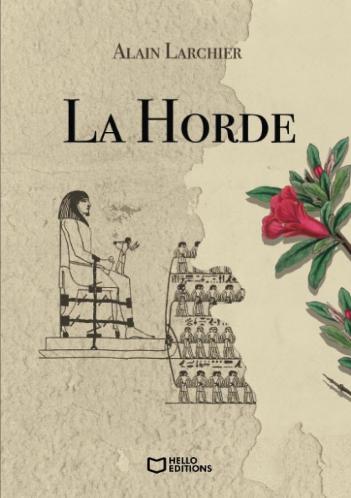 Couverture du livre « La horde » de Alain Larchier, librairie Les Contes Infusés à Corte