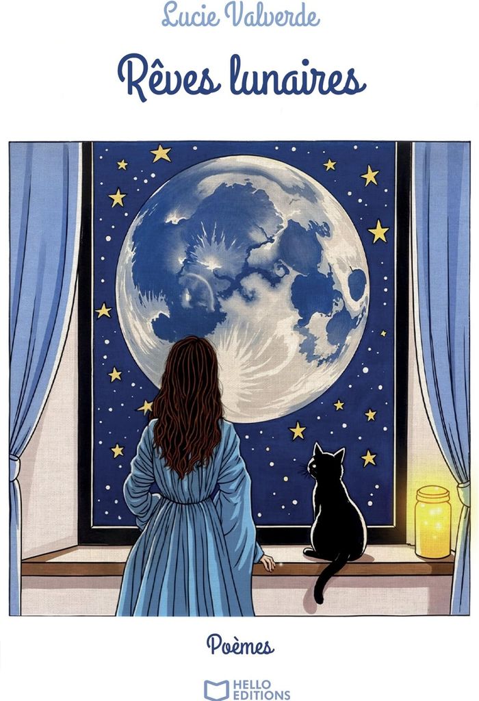 Couverture du livre « Rêves lunaires » de Lucie Valverde, librairie Les Contes Infusés à Corte