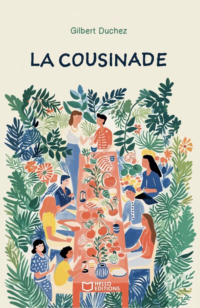 Couverture du livre « La cousinade » de Gilbert Duchez, librairie Les Contes Infusés à Corte