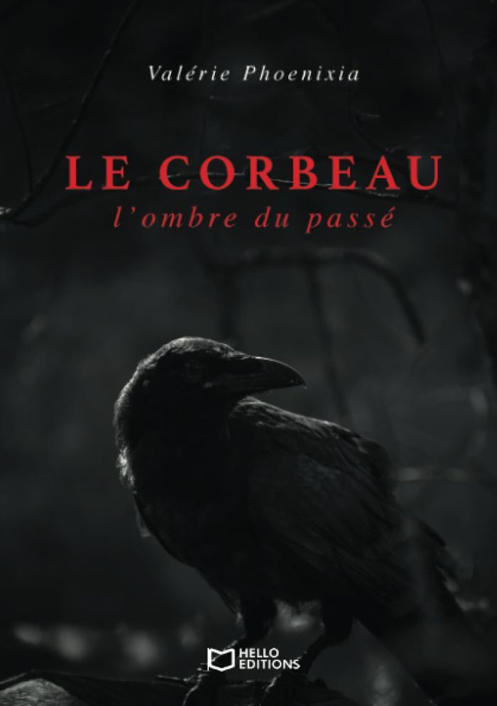 Couverture du livre « Le corbeau : l'ombre du passé » de Valérie Phoenixia, librairie Les Contes Infusés à Corte