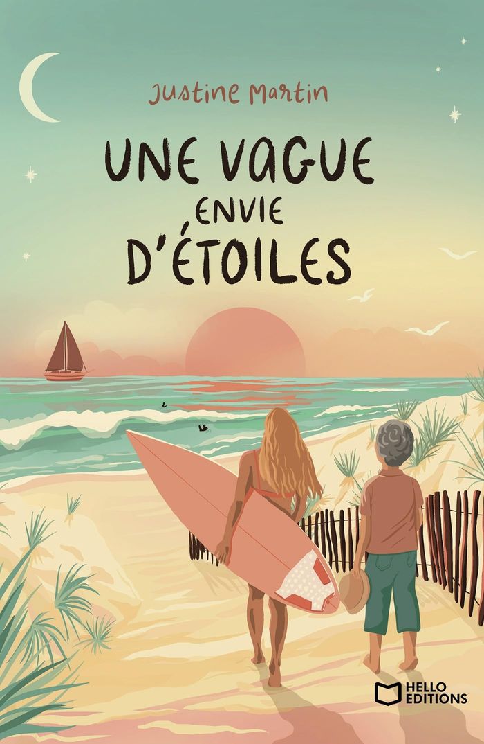 Couverture du livre « Une vague envie d'étoiles » de Justine Martin, librairie Les Contes Infusés à Corte