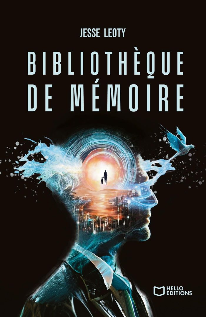 Couverture du livre « Bibliothèque de mémoire » de Jesse Leoty, librairie Les Contes Infusés à Corte