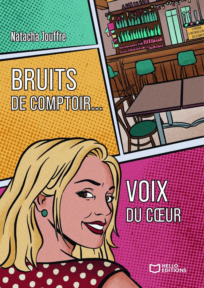 Couverture du livre « Bruits de comptoir... Voix du cSur » de Natacha Jouffre, librairie Les Contes Infusés à Corte