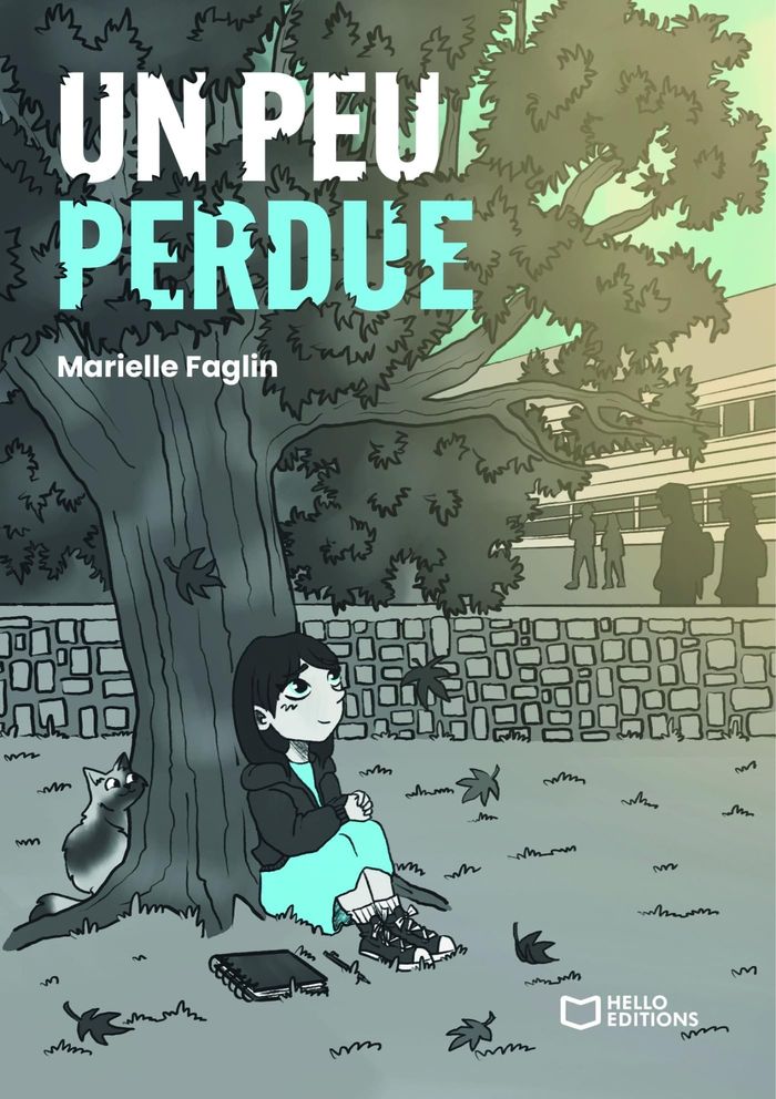 Couverture du livre « UN PEU PERDUE » de Marielle Faglin, librairie Les Contes Infusés à Corte