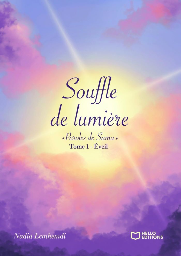 Couverture du livre « Souffle de lumière « paroles de Sama » : éveil », librairie Les Contes Infusés à Corte