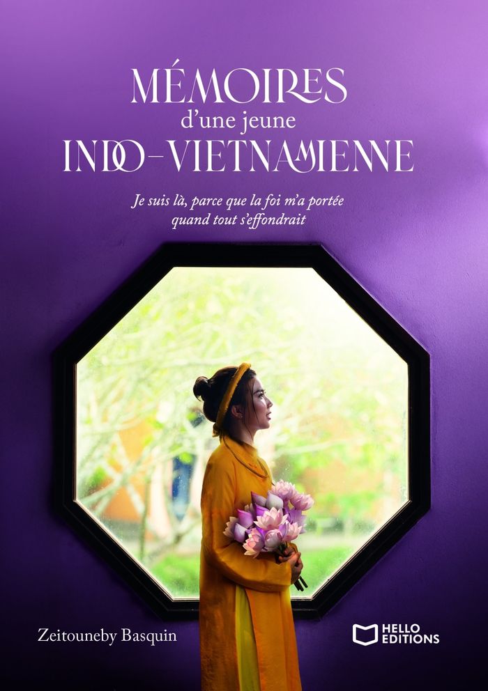 Couverture du livre « MEMOIRES D'UNE JEUNE INDO-VIETNAMIENNE » de Zeitouneby Basquin, librairie Les Contes Infusés à Corte
