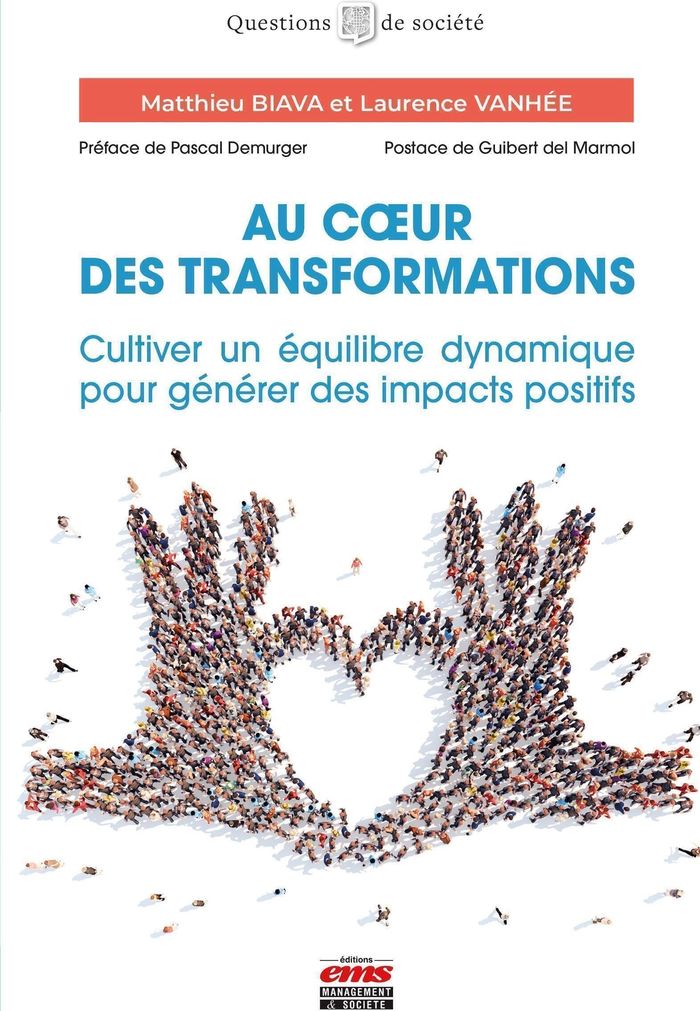 Couverture du livre « Au coeur des transformations : cultiver un équilibre dynamique pour générer des impacts positifs » de Matthieu Biava, librairie Les Contes Infusés à Corte