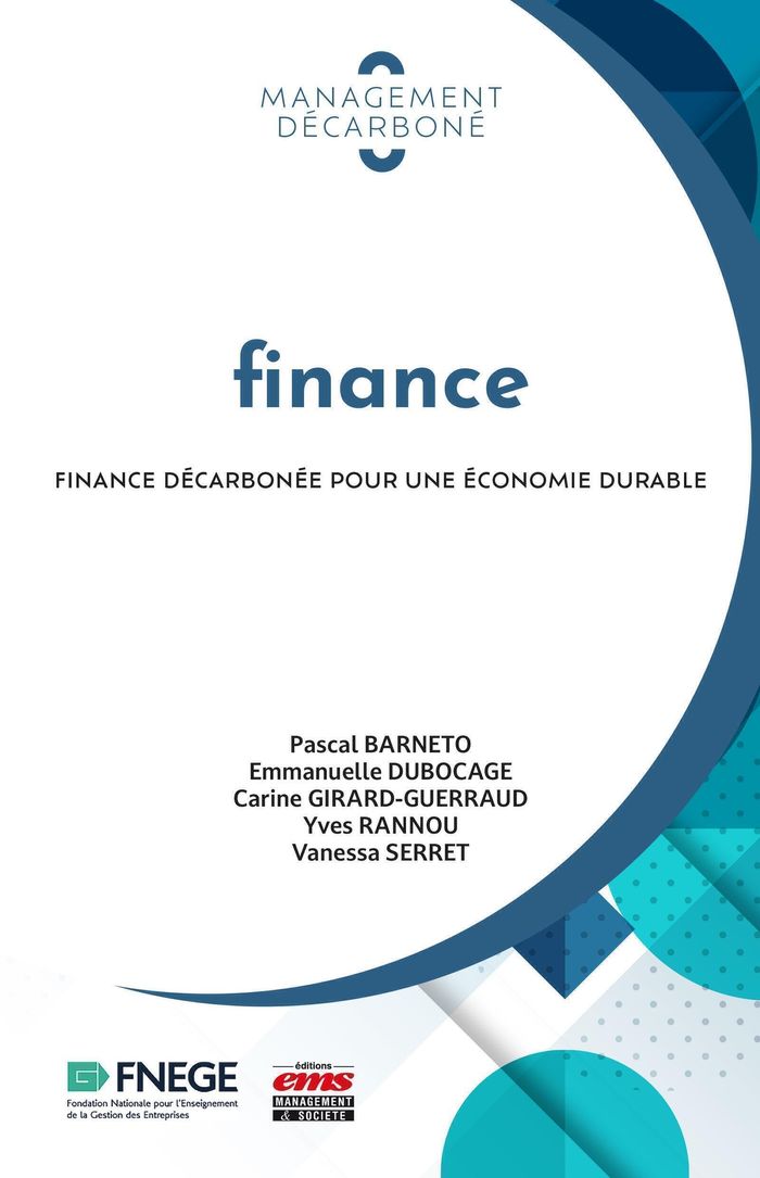 Couverture du livre « Finance : finance décarbonée pour une économie durable » de Pascal Barneto, librairie Les Contes Infusés à Corte
