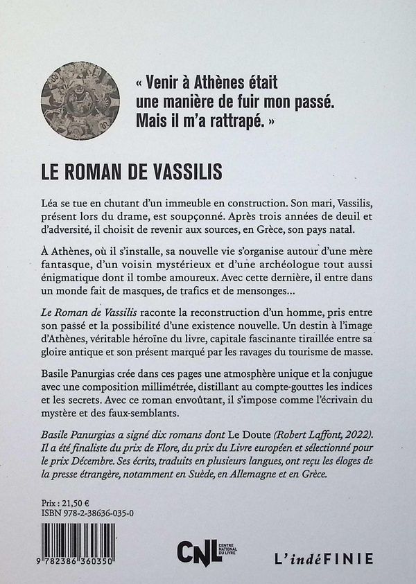 Quatrième de couverture de « Le roman de Vassilis : roman »