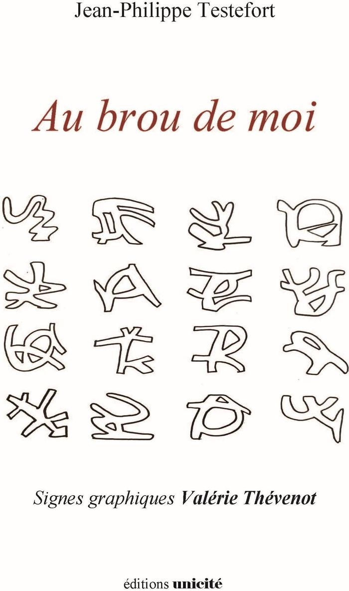 Couverture du livre « AU BROU DE MOI » de Testefort/thevenot, librairie Les Contes Infusés à Corte