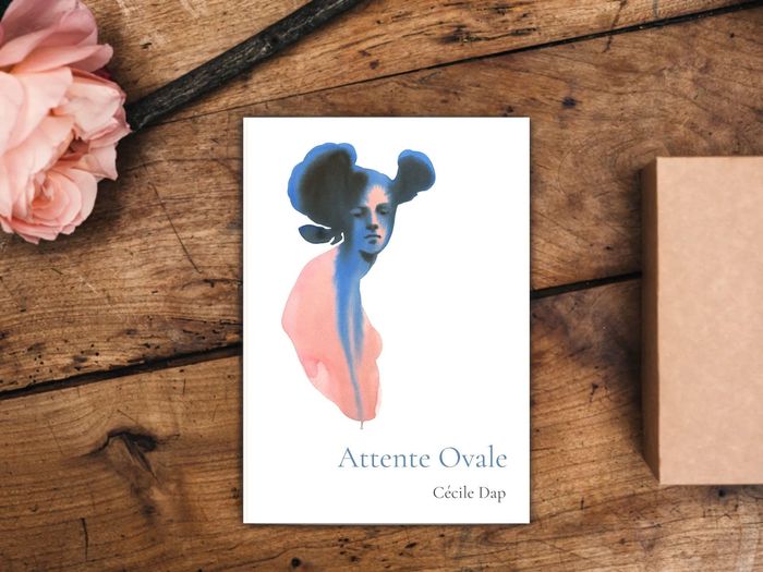 Couverture du livre « ATTENTE OVALE » de Cecile Dap, librairie Les Contes Infusés à Corte