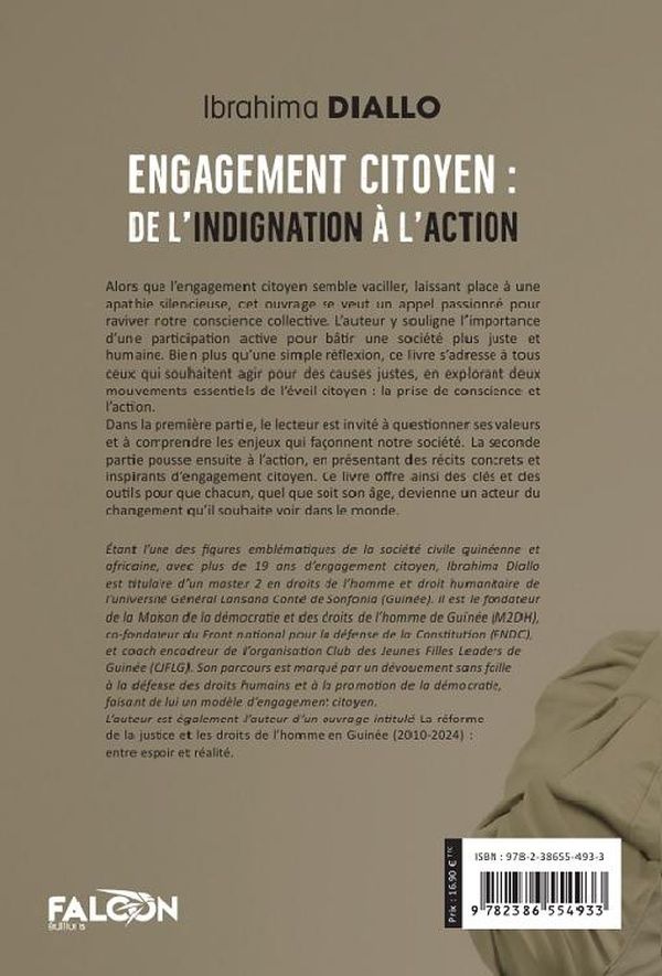 Quatrième de couverture de « ENGAGEMENT CITOYEN : DE L'INDIGNATION A L'ACTION »