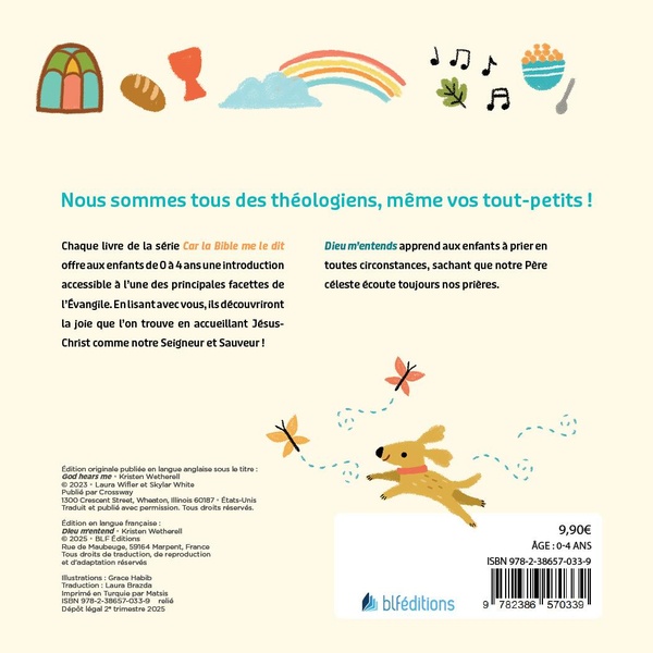 Quatrième de couverture de « Dieu m'entend »
