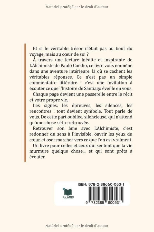 Quatrième de couverture de « Retrouver son âme avec "L'alchimiste" : une clé pour se reconnecter à soi »