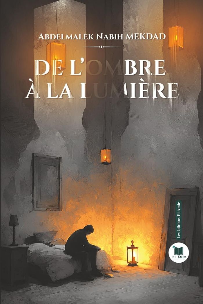 Couverture du livre « De l'ombre à la lumière » de Abdelmalek Nabih Mekdad, librairie Les Contes Infusés à Corte