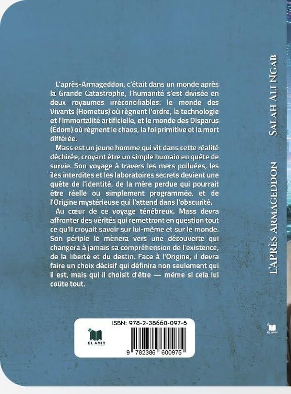 Quatrième de couverture de « L'après Armageddon : dystophie »