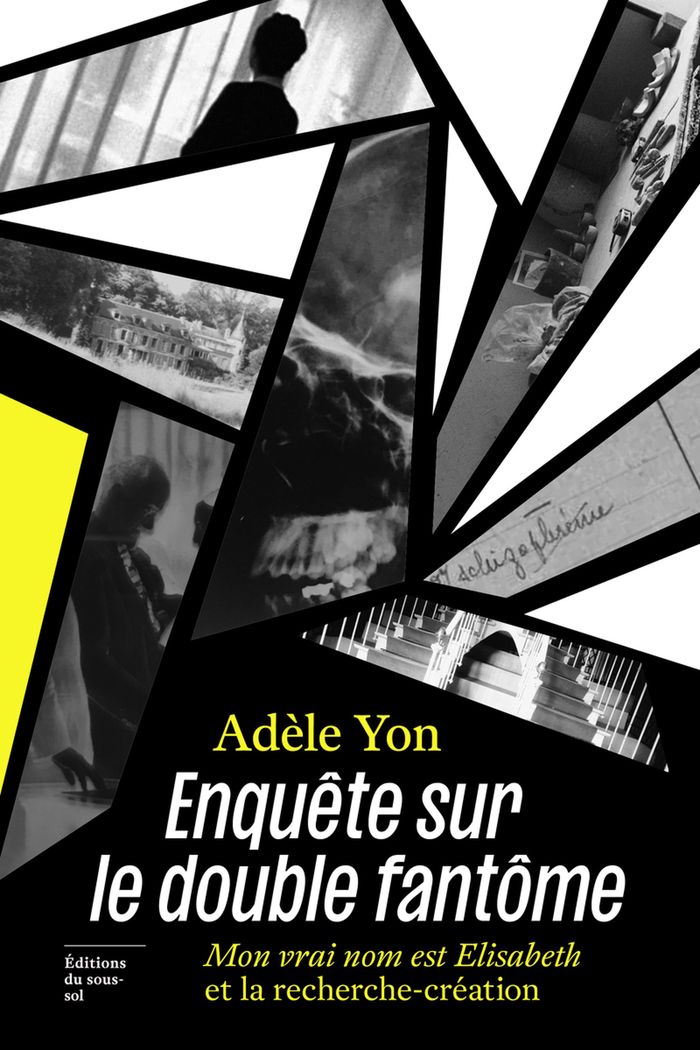Couverture du livre « ENQUETE SUR LE DOUBLE FANTOME - MON VRAI NOM EST ELISABETH ET LA RECHERCHE-CREATION », librairie Les Contes Infusés à Corte