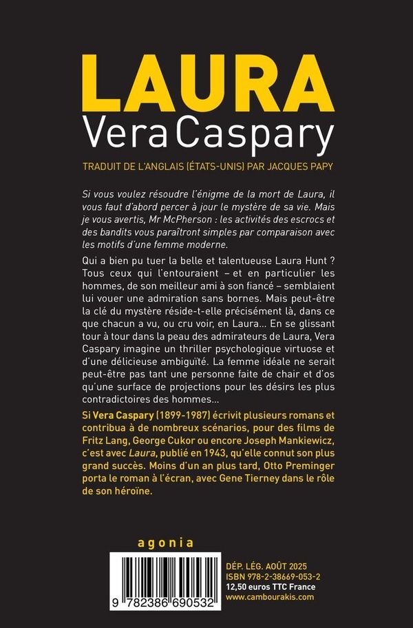 Quatrième de couverture de « Laura »