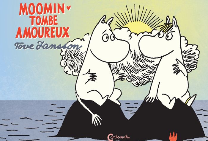 Couverture du livre « Moomin tombe amoureux », librairie Les Contes Infusés à Corte