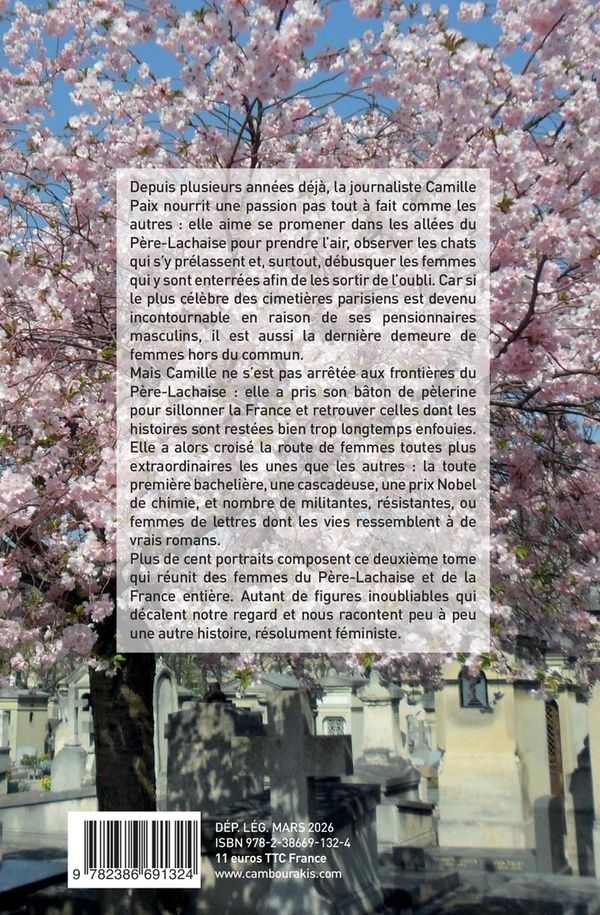 Quatrième de couverture de « Mère Lachaise 2 : Un tour de France du matrimoine funéraire »