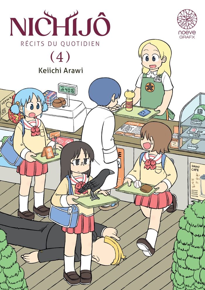 Couverture du livre « NICHIJO - TOME 04 » de Keiichi Arawi, librairie Les Contes Infusés à Corte