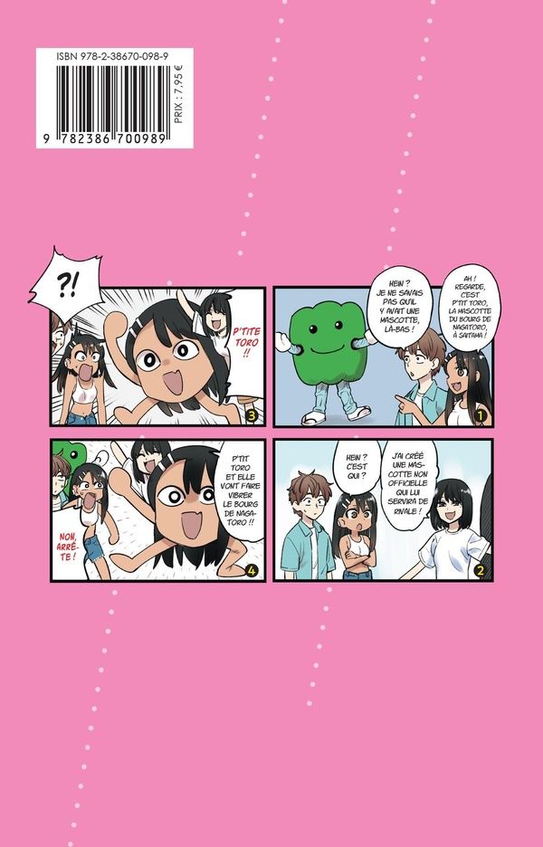 Quatrième de couverture de « ARRETE DE ME CHAUFFER, NAGATORO - TOME 16 »