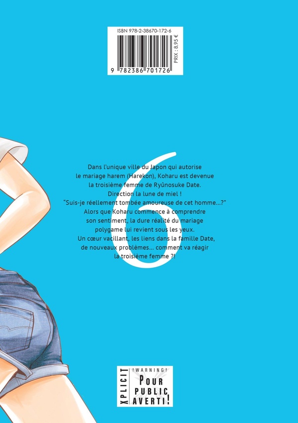 Quatrième de couverture de « Hare-Kon »