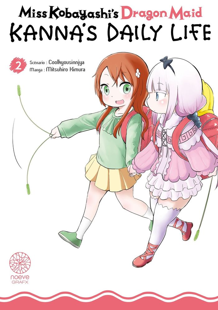 Couverture du livre « Miss Kobayashi's dragon maid : Kanna's daily life » de Mitsuhiro Kimura, librairie Les Contes Infusés à Corte