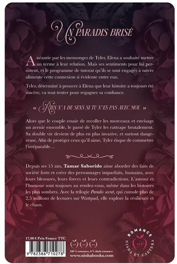 Quatrième de couverture de « Paradis secret »