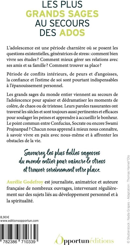 Quatrième de couverture de « Les plus belles sagesses du monde : pour vaincre son stress »