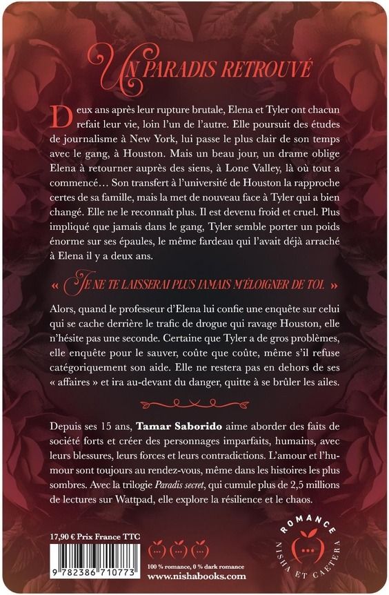 Quatrième de couverture de « Paradis secret »